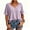 Light Purple, variant on Summer Women's Casual Solid Color T-shirt Half Sleeved Simple V-neck Tee Tops