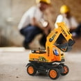 thumbnail image 6 of Twfbrm Excavator Toys for Kids, Toddler Toys Construction Engineering Vehicle Toy with Moveable Claw, Large Vehicle Inertia Truck Interactive Educational Toy Gifts for Age 3-12 Boys, 6 of 8