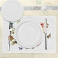 thumbnail image 3 of Ambesonne Flower Place Mats Set of 4, Shabby Plant Roses Buds, Standard Size, Multicolor, 3 of 6