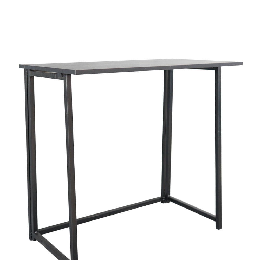 Kepooman Simple Collapsible Computer Desk, Home Office Wood Computer Desk Work Tabl, Black Kepooman Simple Collapsible Computer Desk, Home Office Wood Computer Desk Work Tabl, Black