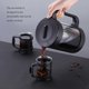 thumbnail image 3 of Billuyoard Cafetera para té, resistente al calor, sellada, reutilizable, lavable, antideslizante, PP, de acero inoxidable, para el hogar, con asa Teteras 1500ML tipo nailon, 3 of 6