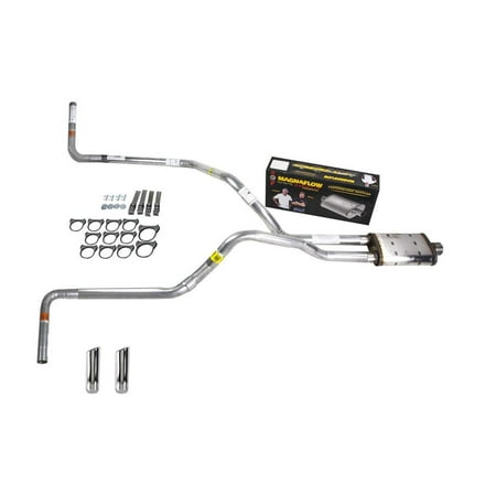 

F150 98-04 dual exhaust 2.5 pipe Magnaflow RW Tip Side Exit