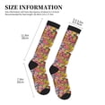 thumbnail image 4 of Pofeuu Fruit-Flavored Ice-Cream Print Compression Socks for Women & Men Circulation - Best Support for Nurses,Running,Athletic,Sports, 4 of 7