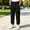 Black, variant on Piuwrlz Boys Pocket Cargo Pants Kids Winter Plain Jogger Pants Long Sweatpants Dark Gray Size 7-8 Years