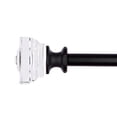 thumbnail image 5 of 3/4" Diameter Standard Decorative Window Curtain Rod, Adjustable Curtain Rod for Windows , Acrylic Square Finials, 5 of 7