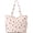 Bow and Strawberry, variant on Corduroy Tote Bag for Women Large Capacity Work Bag Weekender Duffle Bags with 6 Pockets Shoulder Crossbody Handbag for Office Travel Gym and Everyday Use Overnight