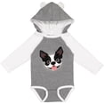 thumbnail image 3 of Inktastic Boston Terrier Dog Gift Boys or Girls Long Sleeve Baby Bodysuit, 3 of 5