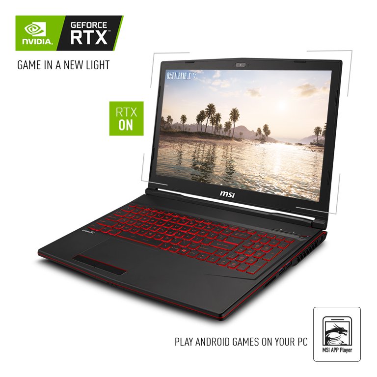 MSI GL63 Ordinateur portable PC Gaming 256 Go SSD + 1 To HDD - 6 Core  i7-8750H - 8 Go de RAM DDR4 - Geforce GTX1050ti - 120 Hz 15,6 IPS LCD  (Noir - Rétroéclairage rouge) : : Électronique