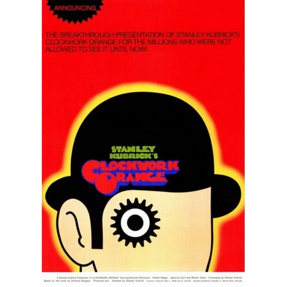 Clockwork Orange Movie Poster (11 x 17)
