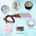 thumbnail image 5 of Jinsinto PTC Heating Element AC DC 12V Aluminum Shell Ceramic Heating Plate Temperature Ceramic Thermostatic Applicable Miniature Heater (220℃ 5—28W), 5 of 5
