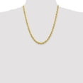 thumbnail image 2 of 10K Yellow Gold necklace Rope chain Diamond-cut 22 in 6 mm, 2 of 5
