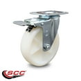 thumbnail image 2 of 5 Inch Nylon Wheel Swivel Top Plate Caster with Total Lock Brake Service Caster, 2 of 2
