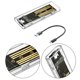 thumbnail image 2 of Adaptador SSD Externo M.2 NGFF SATA Tipo C USB 3.1 10 Gbps para 2230 2242 2260 2280, 2 of 6