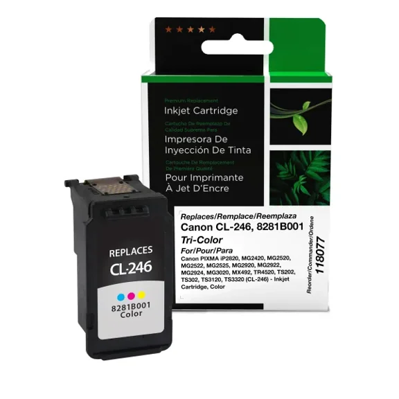 Remanufactured Clover Imaging Color Ink Cartridge compatible with Canon CL-246 (8281B001)