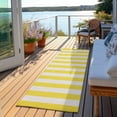 thumbnail image 6 of Addison Rugs Chantille Indoor/Outdoor Transitional Stripes Yellow Washable Runner Rug, 2'3" x 7'6", 6 of 6