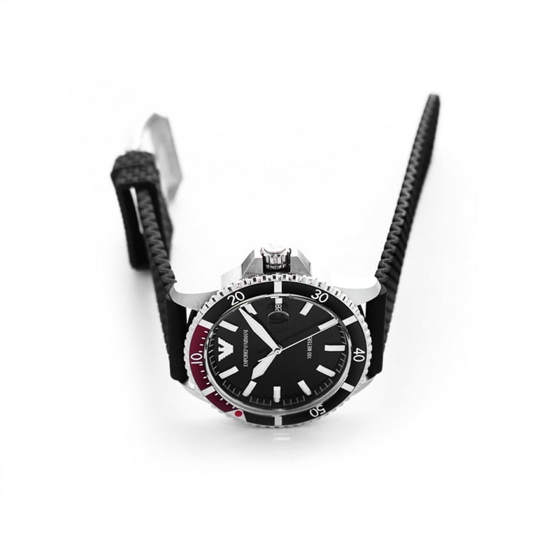 Armani Men's Classic Black Dial Watch - AR11341 - Walmart.com