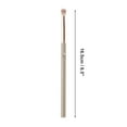 thumbnail image 2 of Unique Bargains 1 Pc Durable Blending Makeup Brush Small Light Coffee Color Nylon Hair Aluminum Tube Plastic Handle, 2 of 5