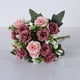 thumbnail image 3 of Peones Flores Artificiales Rosa de Seda Y Ramo de Peones para Decoraciones de Boda Del Hogar, Guía de la Flor de Mano de la Ruta Decoración de la Pared, 3 of 7