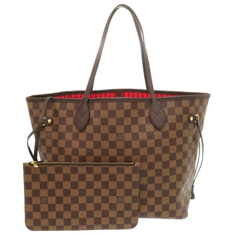 Pre-Owned Unused Louis Vuitton Neverfull MM Damier Cerise N41358