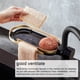 thumbnail image 4 of Baño de acero inoxidable Soporte de esponja Soporte de almacenamiento Vanity Cuenca de lavabo Bañera Estante para el hogar Lavandería Organizador Accesorios Negro AweSitey HA047923-01B, 4 of 7
