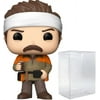 Funko Pop! Park and Recreations Hunter Ron Swanson Vinyl Figure #1150 CHASE (Bundled with Pop Protector to Protect Display Box)