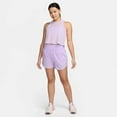 thumbnail image 6 of Nike One Shorts Womens XS Lilac Bloom Dri-FIT Brief-Lined Ultra High-Waist SRT94, 6 of 6