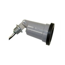 Sigma Electric 14330 Pigtail Weatherproof Lamp Holder Outdoor, Gray