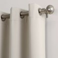 thumbnail image 2 of Kenneth Œillet Haut Blackout Fenêtre Rideaux Design Écoénergétique Sun Zero, Blanc Perle, 2 of 4