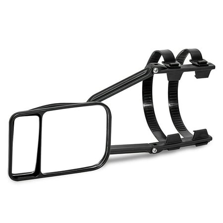Trailer Towing Dual Mirror Universal Clip-on Trailer Wing Mirror Extension Towing Mirror Glass for Car Caravan