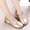 F-356Gold, variant on ZHOGXU Children Girls Shoes Non Slip Soft Sole Comfortable Fashion Elegant Shoes For Stage Performance Party,Gold,3-3.5 Years