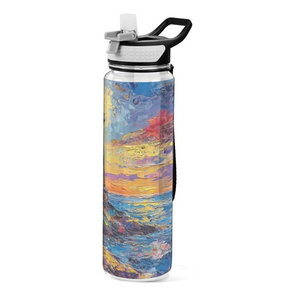 BZSMCE Sport Bottle Guiding Light Outdoor sports Water Bottle Size: 10.4x3in