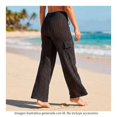 thumbnail image 4 of Pantalón Ocean Pacific para Mujer Jareta Bolsas Negro Talla M, 4 of 4