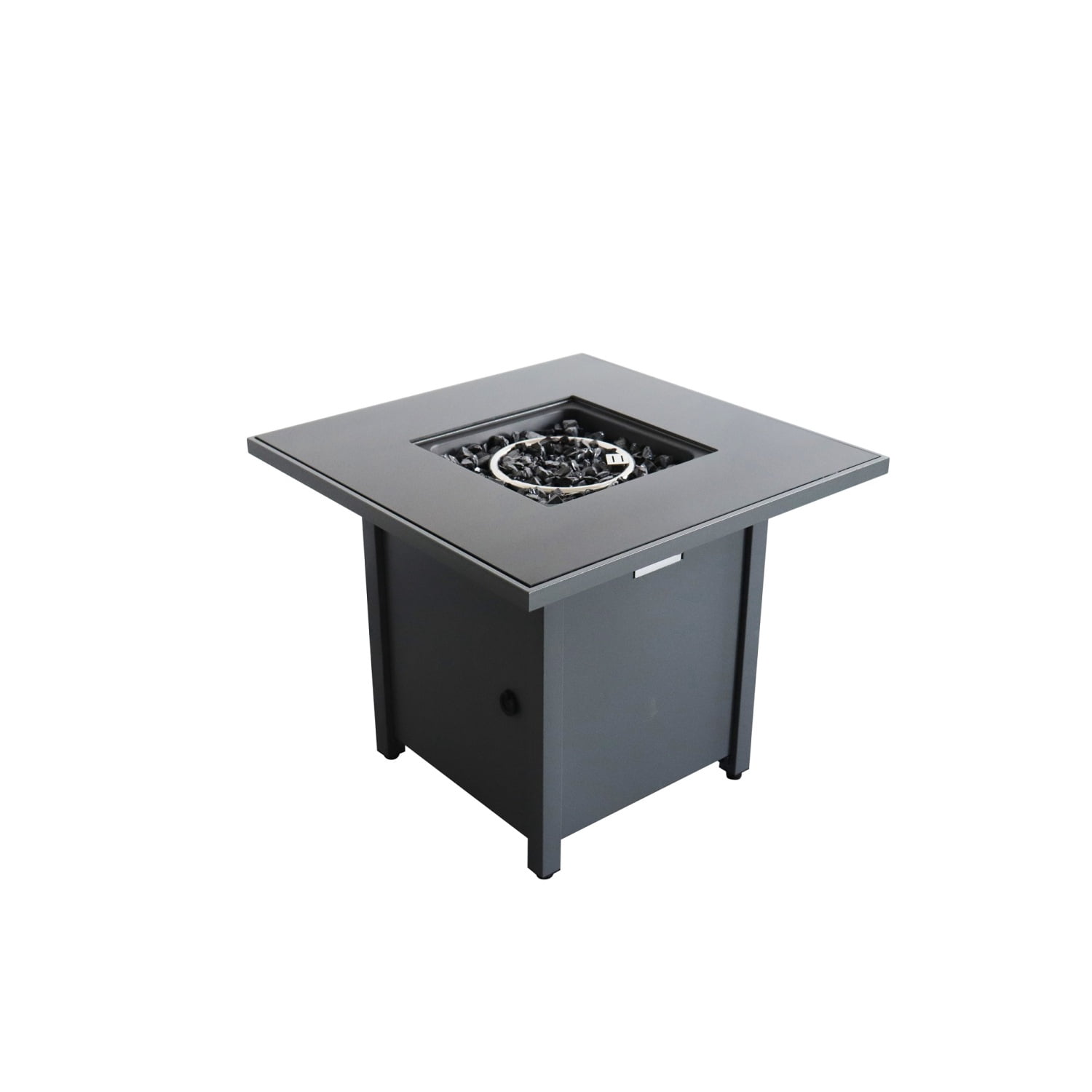 Miekor Furniture Fire Pit for Outdoor Home Garden Backyard Fireplace (30 Inch Steel Grey) 16251