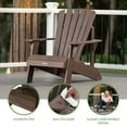 thumbnail image 4 of Lifetime Adirondack Chair - Brown, 4 of 16