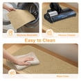 thumbnail image 6 of Stair Treads for Wooden Steps Indoor, 15 Pack 8" X 30" Non Slip Carpet Stair Treads with Reusable Adhesive for Kids Elders and Dogs, Surface Polyester TPR Backing Stair Runner Rugs, Beige, 6 of 8
