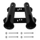 thumbnail image 1 of Toystoory Soporte de caña de pescar de 2 tubos soporte de poste de protección montado en la pared soporte de camión deportes acuáticos al Pescar Negro, 1 of 6