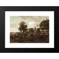 thumbnail image 2 of Jan Steen 24x18 Black Modern Framed Museum Art Print Titled - The Fair at Oegstgeest (Approx. Between 1655 and 1660), 2 of 5