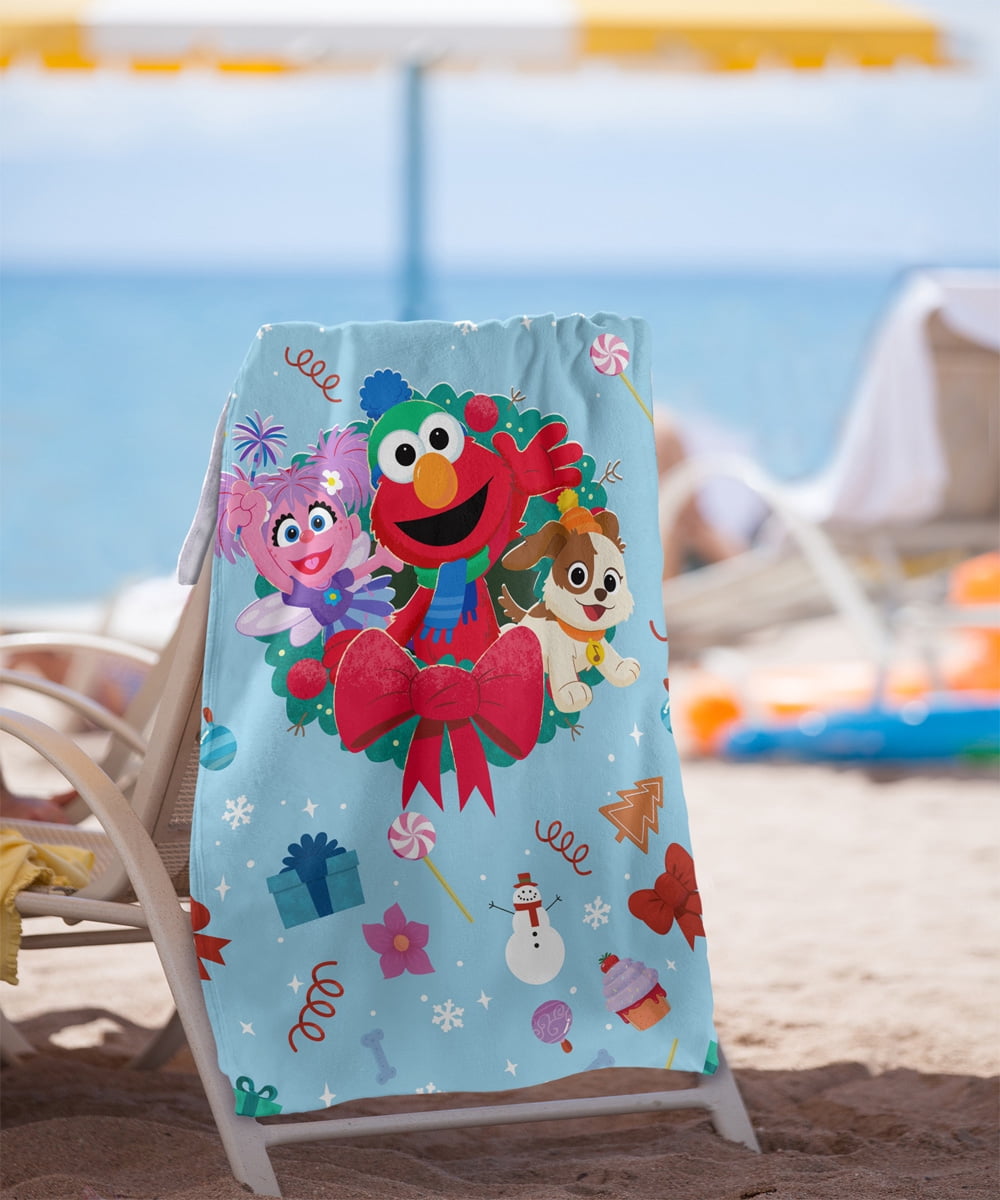 Sesame Street Furry Friends Forever Elmo Abby Wreath Kids Beach