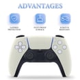 thumbnail image 3 of Skin Sticker for PS5 Slim / Pro / Standard Disc / Digital Edition Console and Controllers Decals for PlayStation 5 Ivory GREEN, 3 of 5