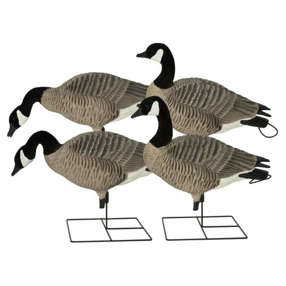 GHG Decoy Systems Pro Grade XD Harvester Canada Goose Decoys, 4 Pack