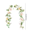 thumbnail image 3 of Xecvkr Artificial Rose Flower Vines and Garlands Are Perfectly for Spring Decoration Suitable for Indoor and Outdoor Home Decor Patios and Porches Yellow, 3 of 6