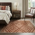 thumbnail image 2 of KoshiMe 3'x5' Area Rugs for Living Room, Machine Washable Rugs Non-Slip, Low Pile Soft Print Pattern Western Rug for Bedroom, Dining Room, Office, Yellowbrown, 2 of 8