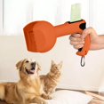 thumbnail image 4 of Recogedor de caca para mascotas, forma de tijeras resistentes, material ABS, pala para basura, recolector de caca todo en uno para césped, pavimento - Naranja Soledad Cuchara de aguafiestas, 4 of 9