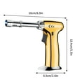 thumbnail image 2 of Nsxcdh Windproof Torch Lighter Hose Nozzle 6.30x5.28x2.56 In,Flame Lock,Adjustable Blue Flame for Barbecue Baking Workshop,Home Essentials, 2 of 4