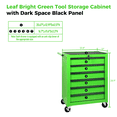thumbnail image 3 of 6 Drawer Tool Chest Cabinet with Ball Bearing Drawer Slides,20"W Rolling Metal Tool Chest with 6 Drawers,Steel Tool Storage Box Organizer,Green, 3 of 8