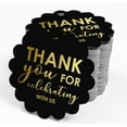 thumbnail image 4 of Inkdotpot Pack Of 50 Thank You For Celebrating With Us Bridal Shower-Baby Shower-Retirement-Wedding-Birthday Favor Paper Tags Craft Real Gold Foil Hang Tags, 4 of 7