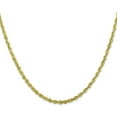 thumbnail image 2 of Solid 10k Yellow Gold 3mm Extra-Light Diamond Cut Rope Chain - 22", 2 of 8