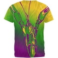 thumbnail image 2 of The Queen of Mardi Gras Youth Long Sleeve T Shirt Purple YXL, 2 of 2