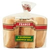 Franco Sandwich Rolls, 6 count, 17 oz