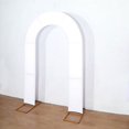 thumbnail image 4 of BalsaCircle 8 feet White Fitted Spandex Double Open Arch Backdrop Stand Cover Party Events Decorations Supplies, 4 of 8